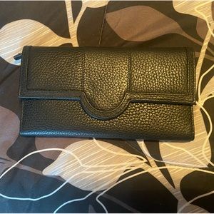 Corder London genuine, leather, black wallet.